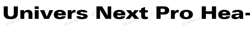 Univers Next Pro Hea字体转换